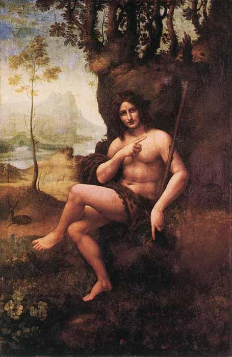 Leonardo  Da Vinci Bacchus oil painting picture
